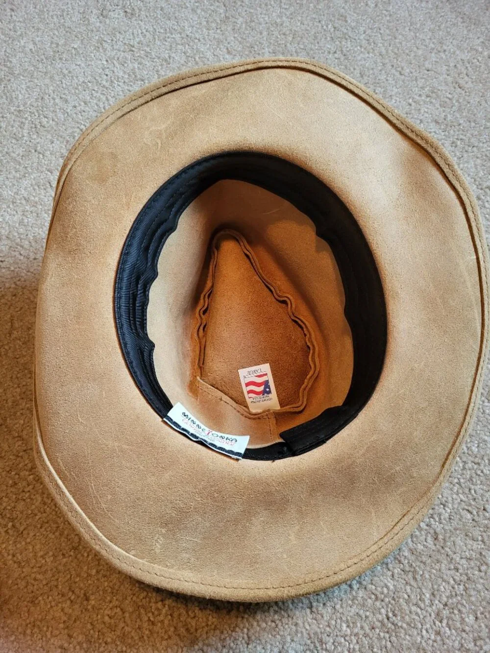 Minnetonka leather Outback hat